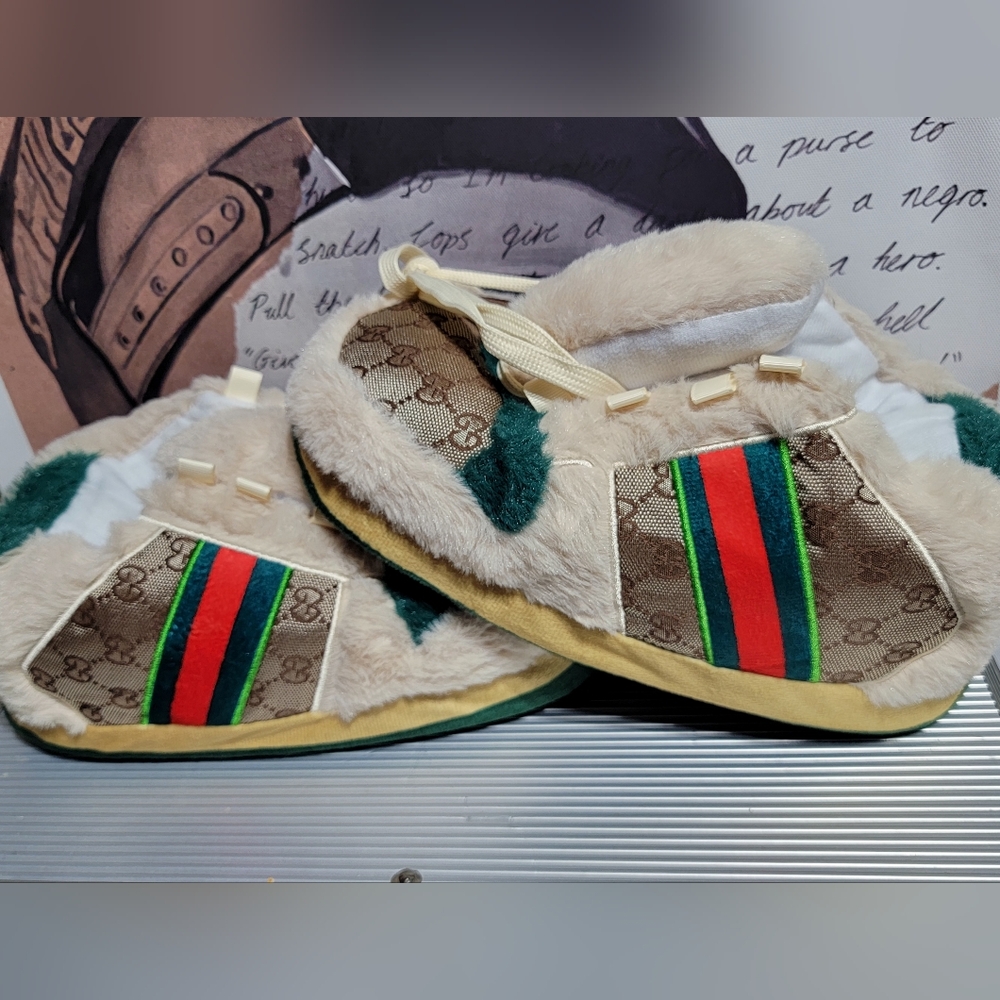 Custom Gucci slippers